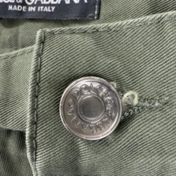 Dolce & Gabbana Green Slim Green Pants Men’s Size 48 IT - Picture 8 of 11